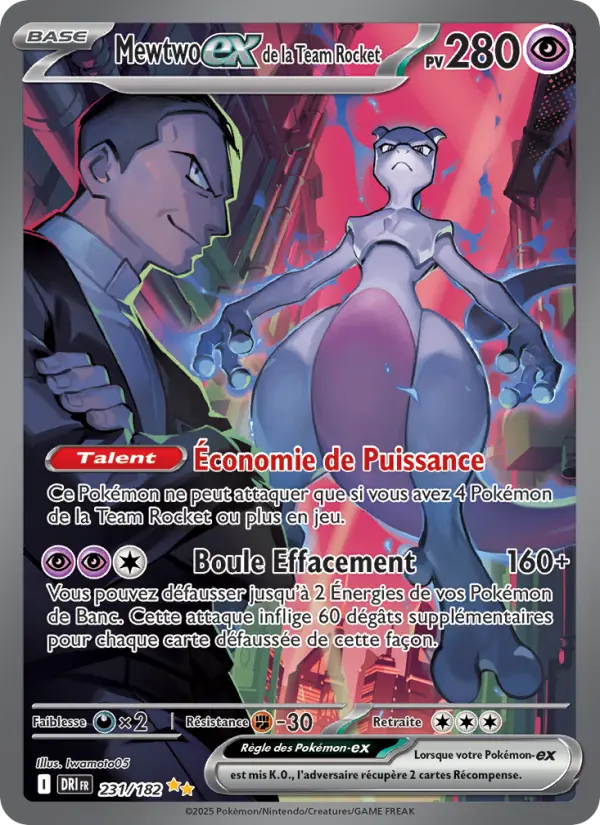 Mewtwo ex de la Team Rocket